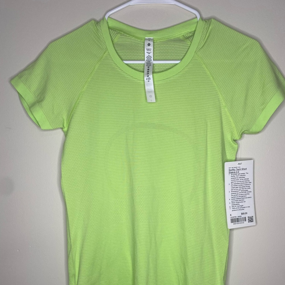 NWT Lululemon Swiftly Tech Short Sleeve 2.0